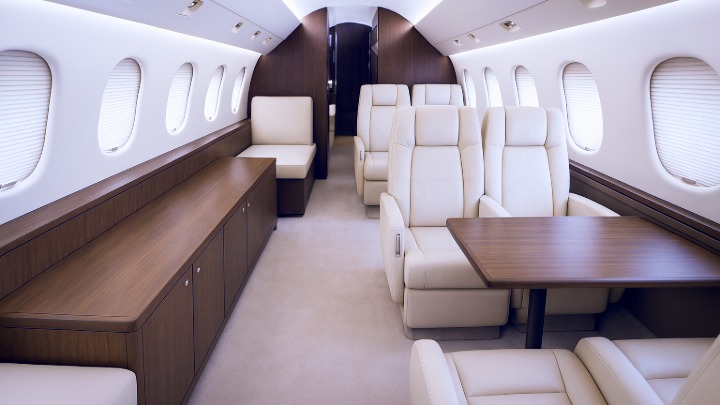 Global 5000 Jet Interior